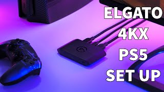 SETTING UP THE ELGATO 4KX ON PS5  OBS [upl. by Fax]