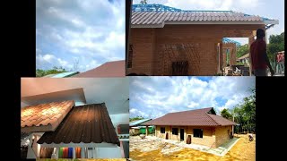 proses pemasangan atap gajahsimple [upl. by Ayamat379]