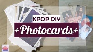 Kpop DIY  °Como hacer tus propias PHOTOCARDS 📷°  Easy💕  AsianGirls [upl. by Jerrine]