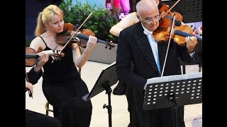 Salvatore Accardo Laura Gorna  Bach Double Violin [upl. by Lorrimor]