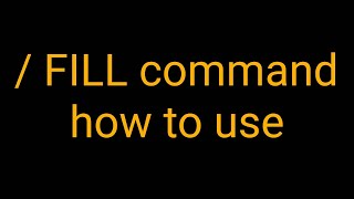 fill command in Minecraft  clone minecraft fillcommandhowtouse [upl. by Kelula]