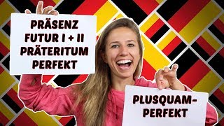 Easily understand the German Tenses  Die deutschen Zeitformen [upl. by Hamal651]