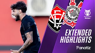 Vitoria vs Corinthians 12  Game Highlights  Brasileirao2024 [upl. by Elset]