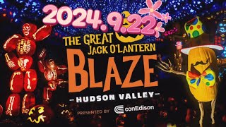 New Yorks Halloween 2024 The Great Jack OLantern Blaze Hudson Valley halloween [upl. by Akenot]