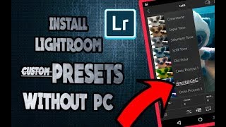 HOW TO INSTALL ANY PRESET MANUALLY IN LIGHTROOM MOBILE WITHOUT PC  Lrtemplates Files 2019 [upl. by Yarod983]