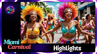 Beautiful Mas  Miami Carnival 2024 amp Jouvert Clips afrobeats dancehall socamusic [upl. by Gnahc]