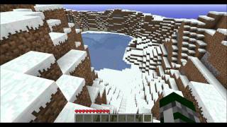 Massive Snow Biome Seed Doesnt work as of MineCraft Beta 18 [upl. by Sibeal]