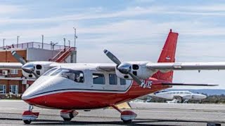 Partenavia P68 takeoff at Jandakot airport [upl. by Lieberman441]