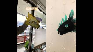 Duet with ConfettisArt I’m late sorry… puppetdragon puppet art duet viralvideo [upl. by Anomas755]