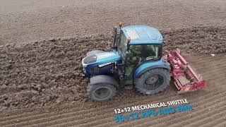 Landini tractor at work  5085 Stage V  Short video [upl. by Atinuaj]