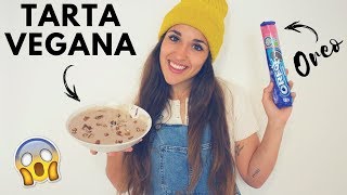 TARTA DE OREO VEGANA 🥑 RECETA FÁCIL 🌈 [upl. by Ferrell332]