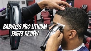 NEW BABYLISS PRO LITHIUM FX573 REVIEW  HIGH TAPER  CRISPY LINE UP  ZERO GAP [upl. by Oirotciv552]