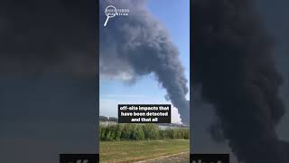 Garyville Storage tank at Marathon Refinery on fire [upl. by Narad]