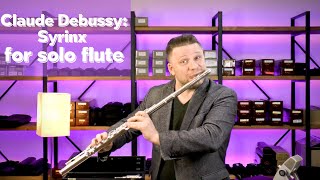 Debussy Syrinx for alto flute solo [upl. by Etezzil]