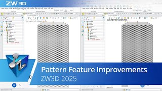 ZW3D V2025 Unsur Çoğaltma Pattern Geliştirmeleri [upl. by Lagiba]