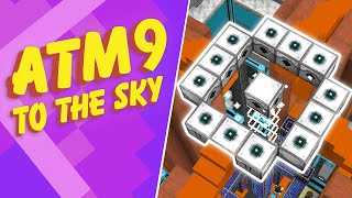 All The Mods 9 To The Sky EP20 Laser Drill Modium Ore Automation [upl. by Darby]