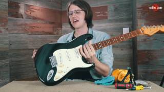 How To Restring A Fender Stratocaster Guitar [upl. by Persis]