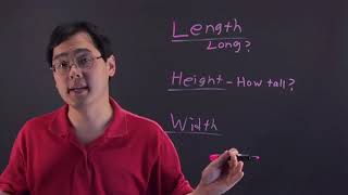 What Is Length Height amp Width [upl. by Shannah915]