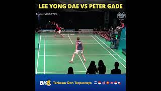 Men Single Badminton  Lee Yong Dae Korea vs Peter Gade Denmark [upl. by Louanna]