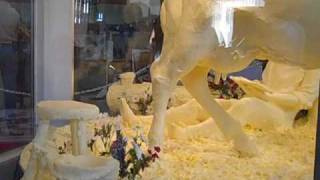 2009 Illinois State Fair Butter Cow [upl. by Wolsniw]