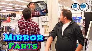 FARTING with a MIRROR 👀💩 Funny Fart Prank 🤣 [upl. by Merce]