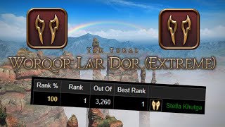 Worqor Lar Dor Extreme  Rank 1 Viper PoV 286599 rDPS Patch 705 [upl. by Etnuahs]