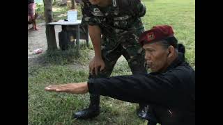 Military History Master Bobords de la Cerna shows Camp Omar Battlefield to Major Dennis Eclarin [upl. by Libenson]