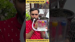 respirometer  science experiments experiment facts shorts [upl. by Kimmy]