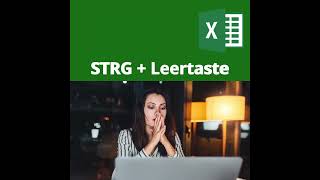 Tastenkombination Excel  STRG  Leertaste [upl. by Neelon]