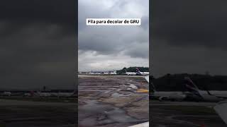 Aeroporto de Guarulhos caos na decolagem gru guarulhos avião [upl. by Richella831]