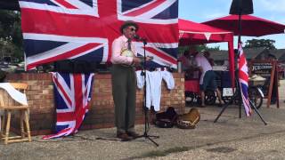 Paul Casper  When I go Swimmin With The Wimmin George Formby  Ramsey 1940s weekend 2015 [upl. by Nilyarg]