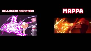 MAPPA VS FAN ANIMATION  IF BLACK GOKU ROSE USED DOMAIN EXPANSION [upl. by Rimidalg]