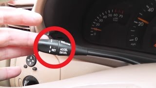 Hidden function Cruise Control on Mercedes W203  How to return the same speed on Mercedes W203 [upl. by Simonsen149]