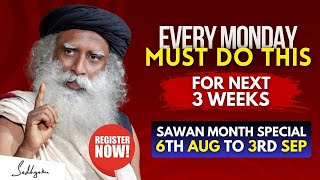 🔴SIGNIFICANT DAY  Every Monday in Sawan Month Absolutely Try This  Sadhguru Shiva  Adiyogi [upl. by Canica956]