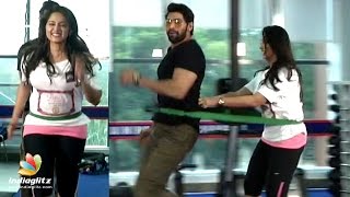 Rana and Anushka workout at Gym l Baahubali l Baahubali 2 l Prabhas l Rana Daggubati [upl. by Pas446]