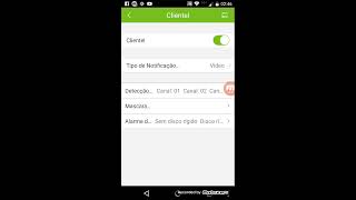 Ativando Função Alarme App iSIC6 Intelbras com 8 cameras 720p [upl. by Reilamag]