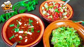 SALSAS PARA CARNE ASADA Y TAQUIZAS  Sazonando a mi Estilo [upl. by Ettenauq819]