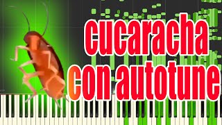 Cucaracha con Autotune but its MIDI Auditory Illusion  Cucaracha con Autotune Piano sound [upl. by Edva]