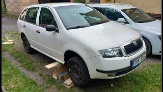 Škoda Fabia combi 19 sdi ze sídliště  první opravy a byli jsme na STK [upl. by Niamert276]