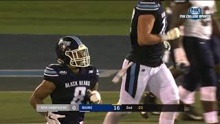 Highlights UMaine Football vs 7 New Hampshire [upl. by Llirrem]