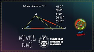 CONGRUENCIA DE TRIÁNGULOS  NIVEL UNI [upl. by Mathian892]