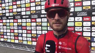 Luca Mozzato  Intervista alla partenza  Classic BruggeDe Panne 2024 [upl. by Thorwald]