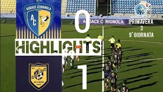 HIGHLIGHTS PRIMAVERA 3 AUDACE CERIGNOLA 01 JUVE STABIA 23112024 [upl. by Haimes]