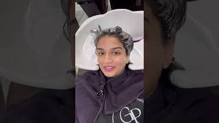 Aaraka oru change ishtam allathe haircolor hairtransformation haircoloring happy change [upl. by Ahsilram]