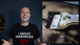 How to remove Scratches from Tintypes varnished with Sandarac [upl. by Nwahsiek]