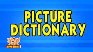 Picture Dictionary  Kids  Animation Learn Series [upl. by Elleiand]