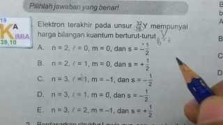 Bilangan kuantumsoal menentukan n l m dan s  fisika SMA [upl. by Naji]