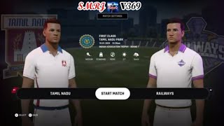 Tamil Nadu vs Railways First Class Match  Cricket 24 Tamil  Part 13  PS5 [upl. by Nurav884]