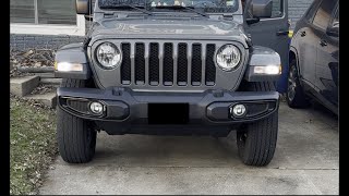 Jeep Wrangler JL  Halogen DRL Bulb Replacement [upl. by Robinia846]