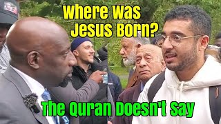 Speakers Corner  Orlando Showing Muslims They Need To Go To Bible For Missing Information In Quran [upl. by Dru]